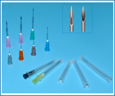 DISPOSABLE HYPODERMIC NEEDLES